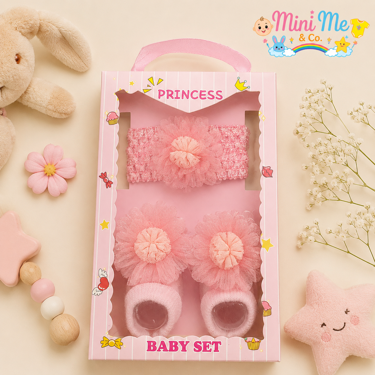 Gift set for girls -- Headband & Booties set