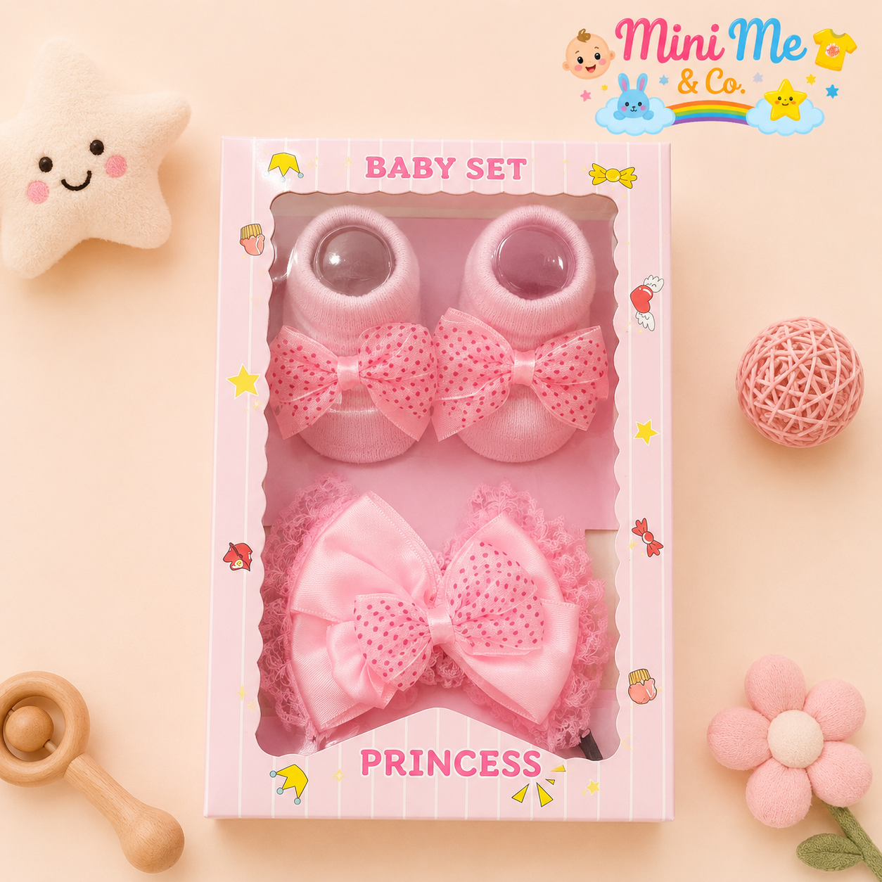 Baby Booties & Headband Set