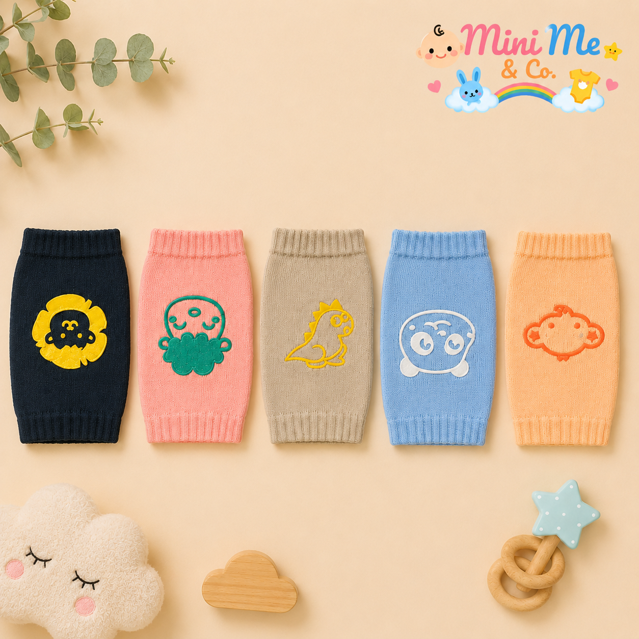 Knee-pads for crawling babies