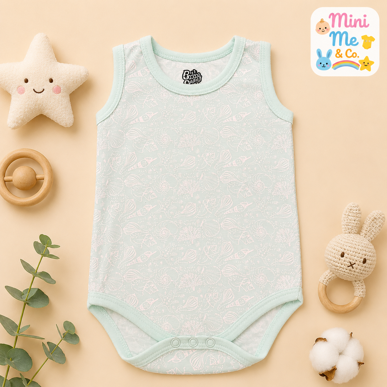 Set of 3 Bodysuits for Boys and Girls