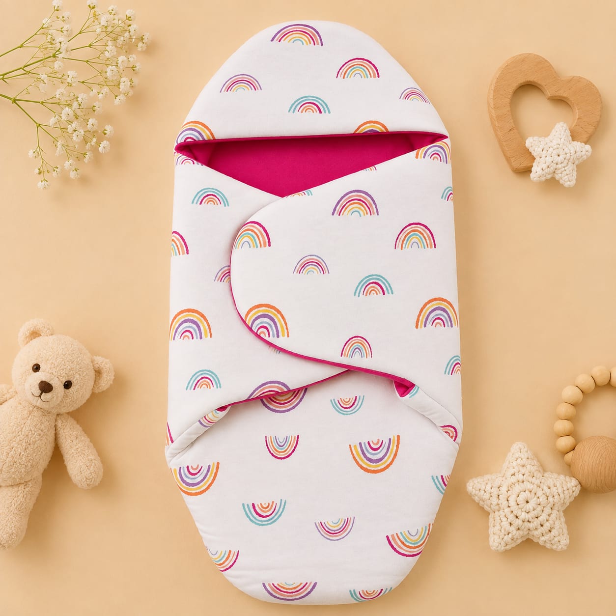 Cotton Swaddle With Polyester Filling