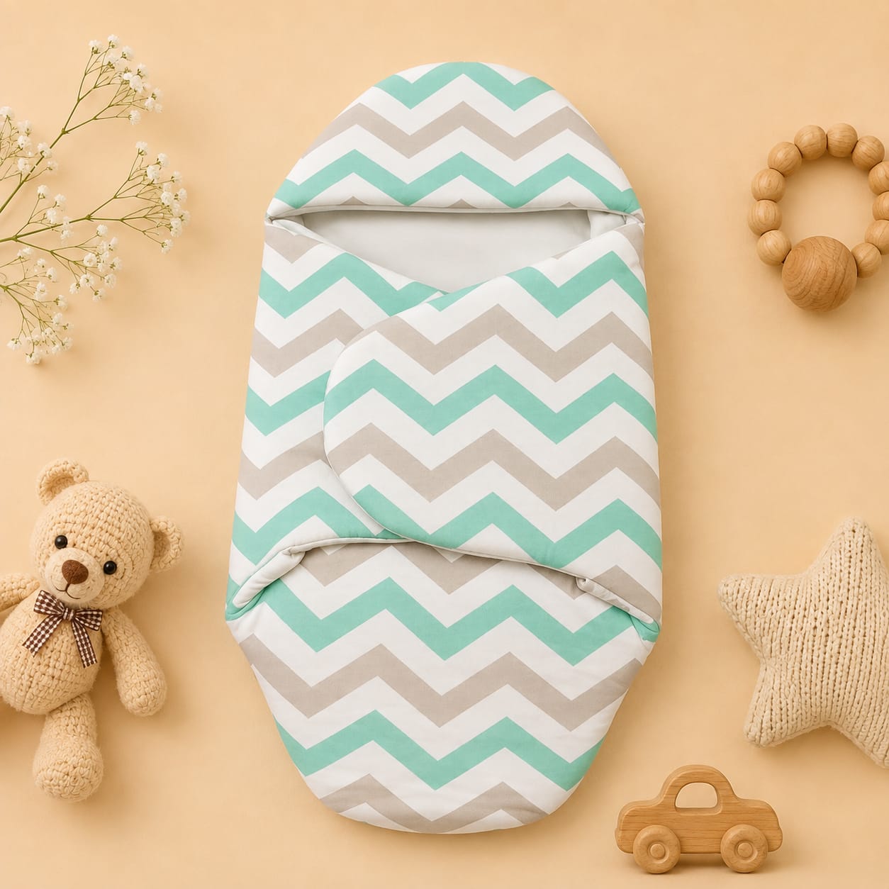 Cotton Swaddle With Polyester Filling