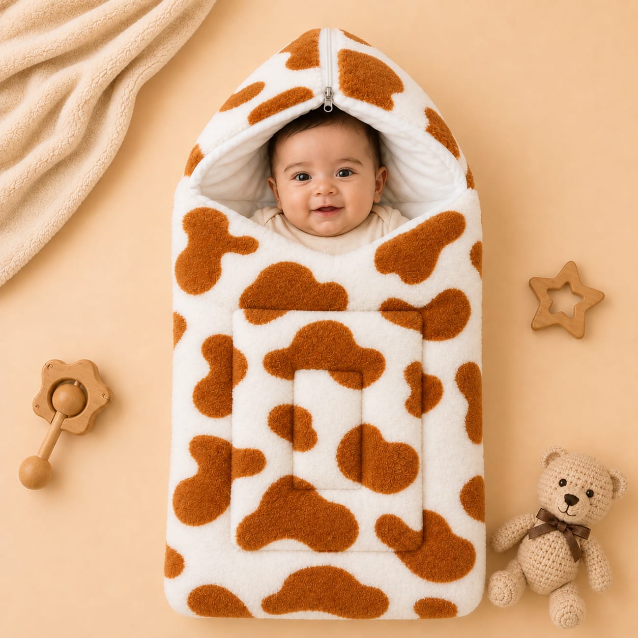 Plush Carry Nest For Newborn