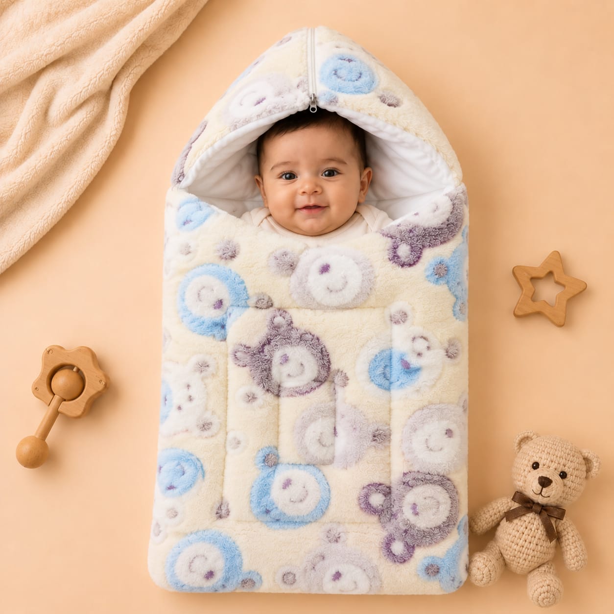 Plush Carry Nest For Newborn