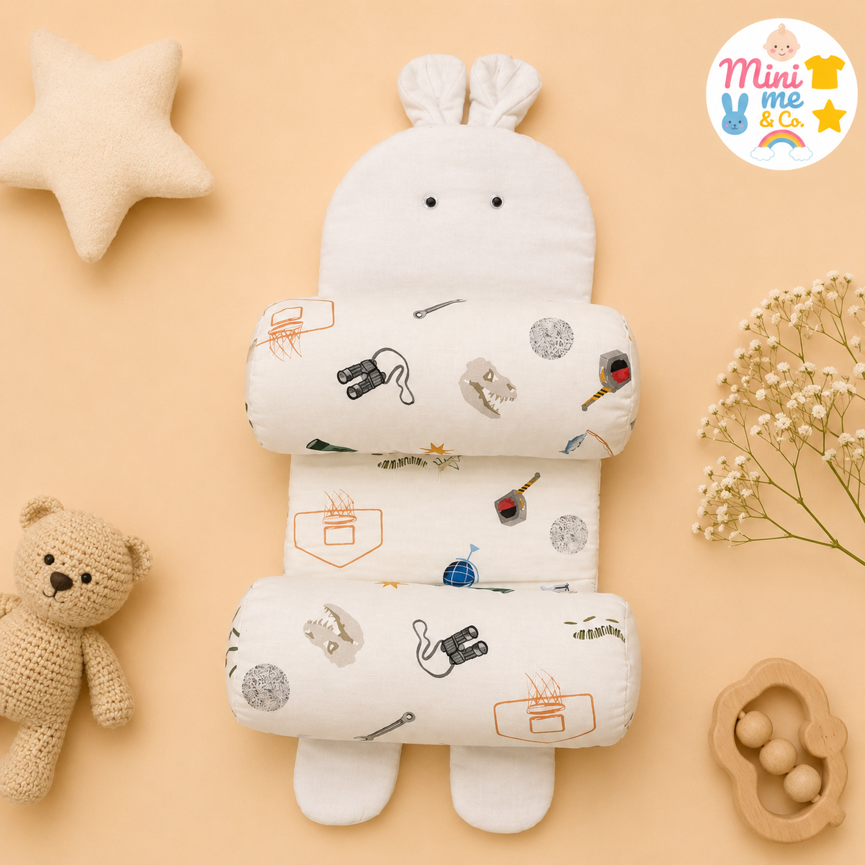 Adjustable Head-Shaper Pillow For Infants