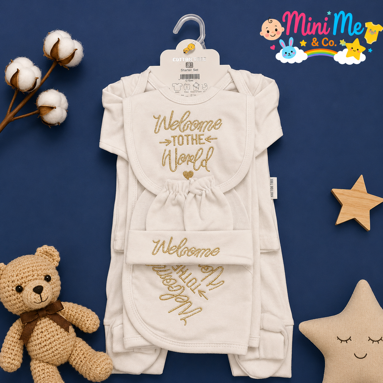 Welcome To The World Starter Set – White Silver (8 PCS)