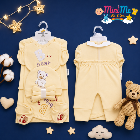 “B for Bear” Starter Set – Pastel Yellow (10 PCS)