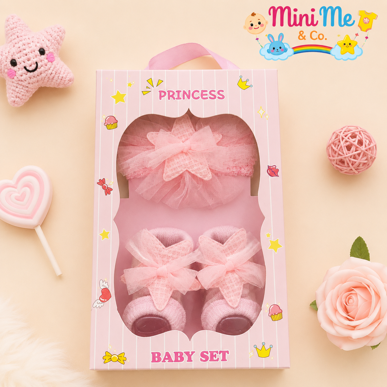 Gift set for girls -- Headband & Booties set