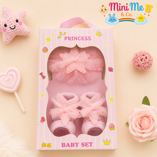 Gift set for girls -- Headband & Booties set