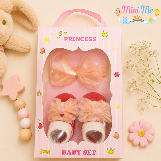 Gift set for girls -- Headband & Booties set