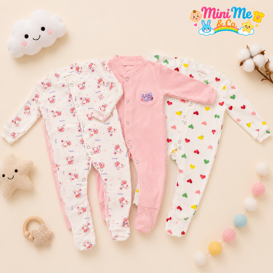 Set of 3 rompers