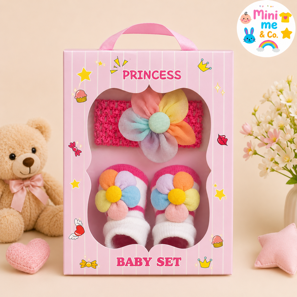Baby Booties & Headband Set
