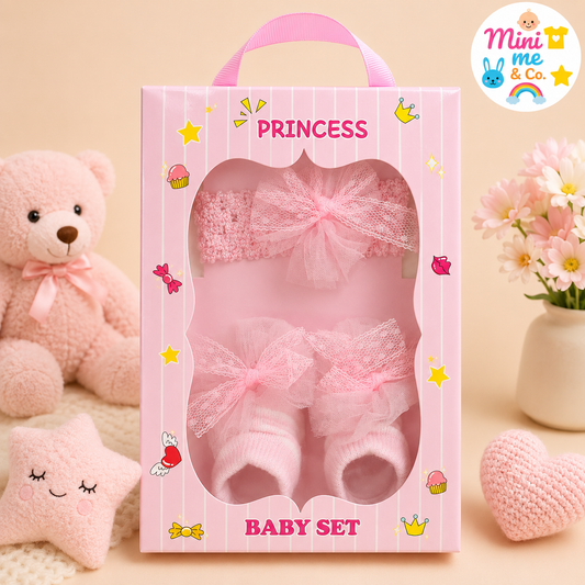 Baby Booties & Headband Set