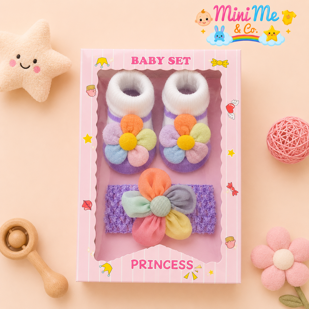 Baby Booties & Headband Set
