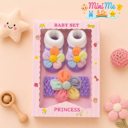Baby Booties & Headband Set