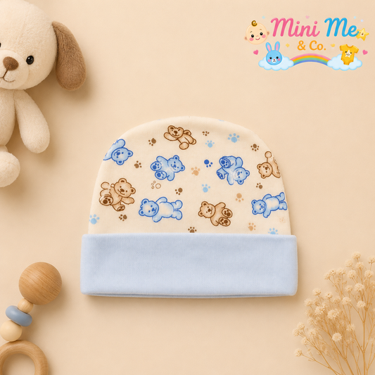Teddy Print Cap