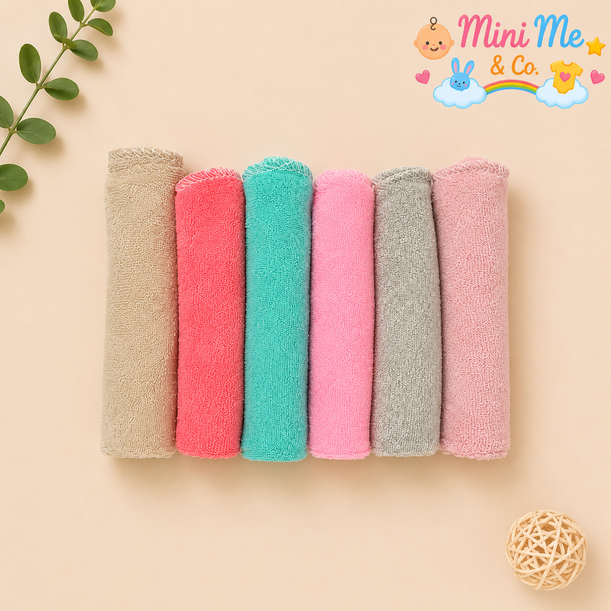 Pack of 6 Face Towels