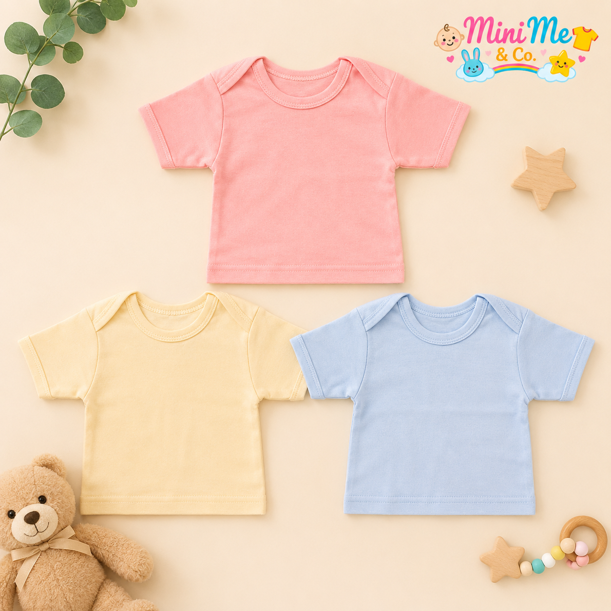 Pack of 3 Half Sleeves T-Shirts