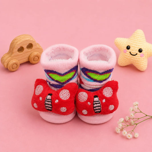 Booties With 3d Characters for Newborn