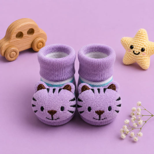 Booties With 3d Characters for Newborn