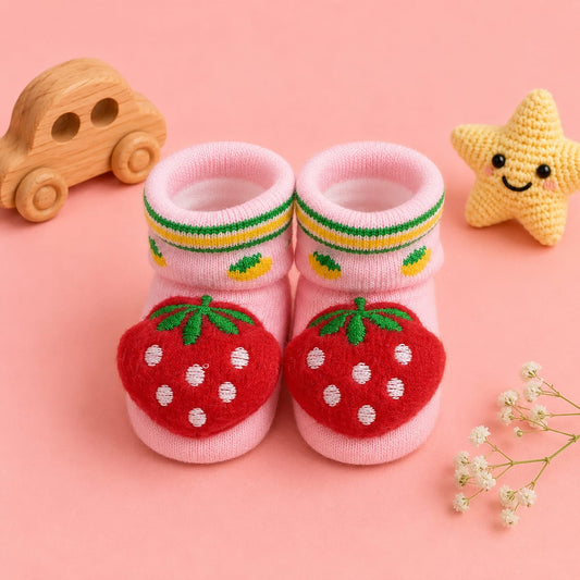 Booties With 3d Characters for Newborn