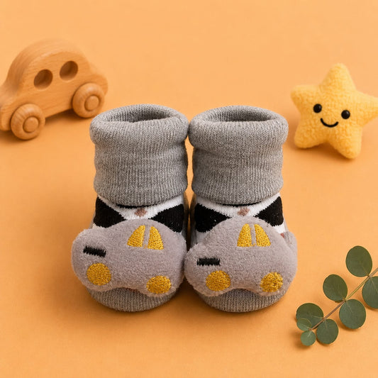 Booties With 3d Characters for Newborn