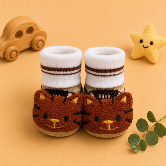 Booties with 3d Characters For Newborn
