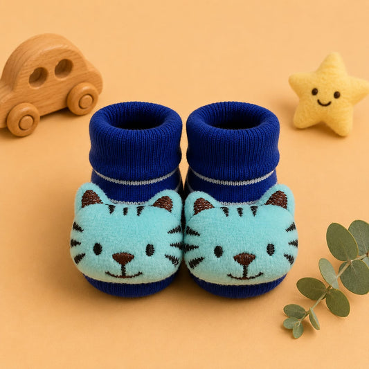 Booties with 3d Characters For Newborn