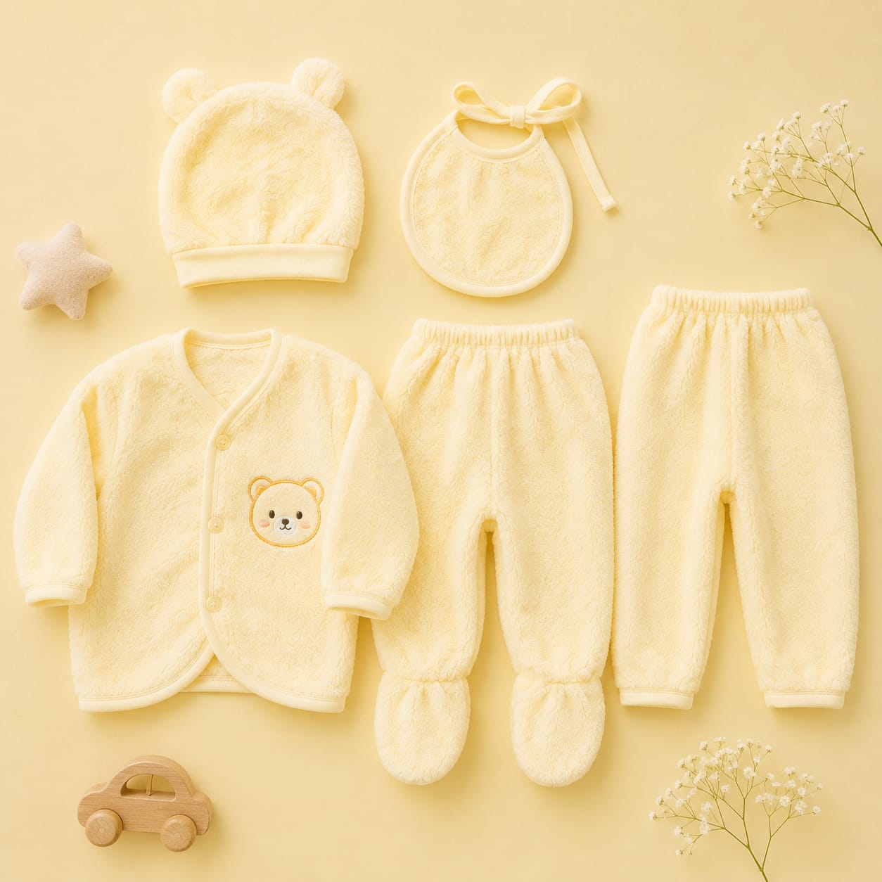 5-pc Winter Set For Newborn