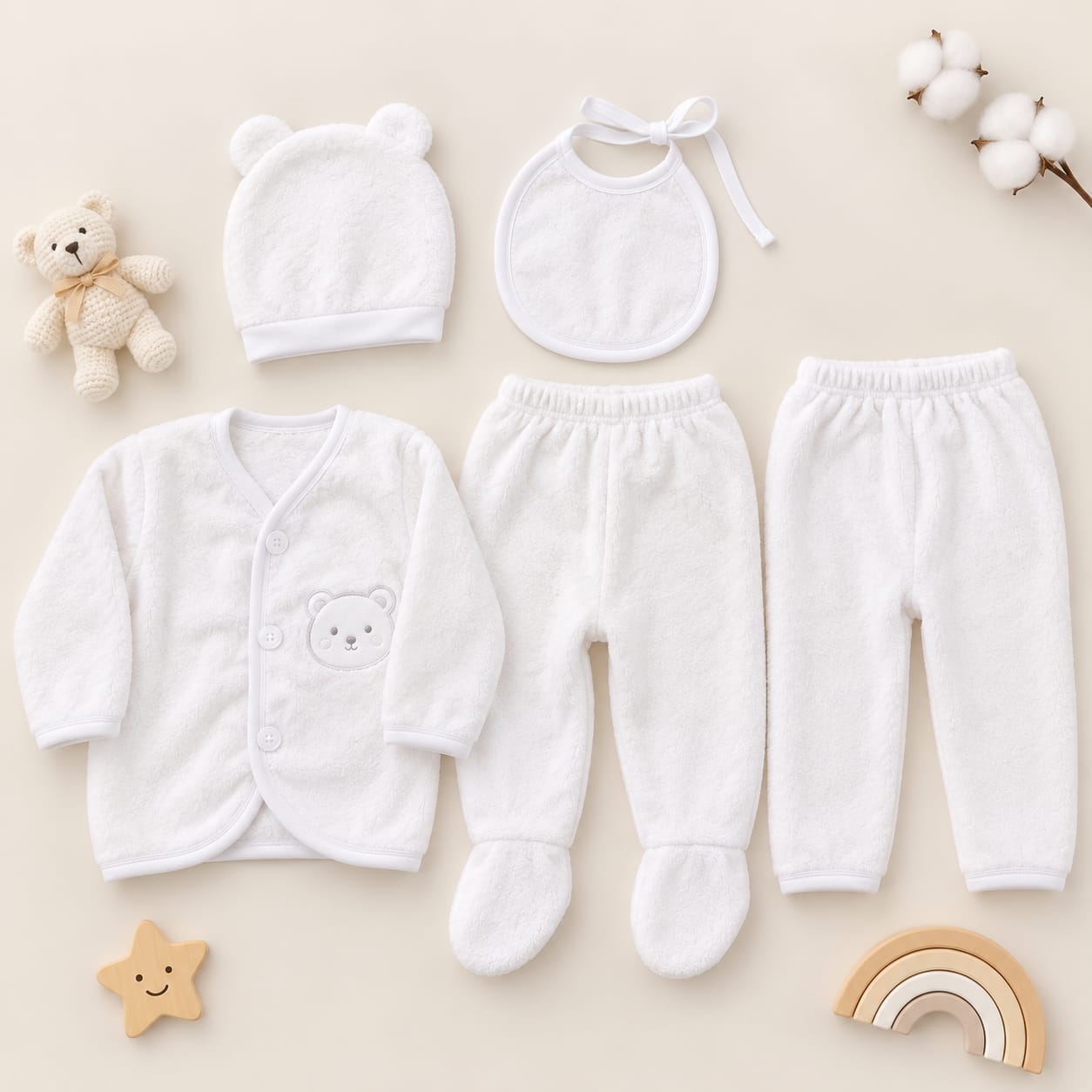 5-pc Winter Set For Newborn