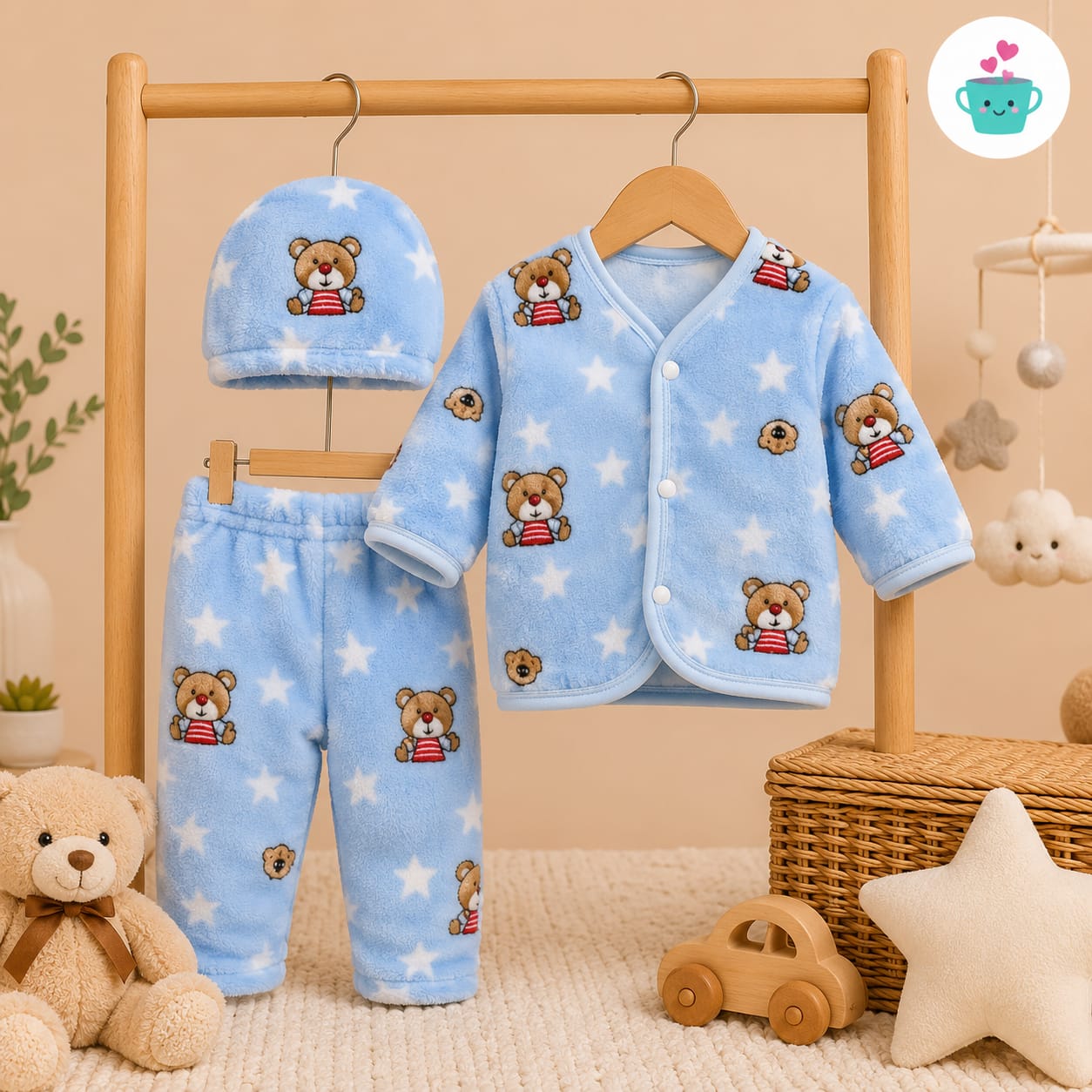 Teddy Bear Jhabla Set