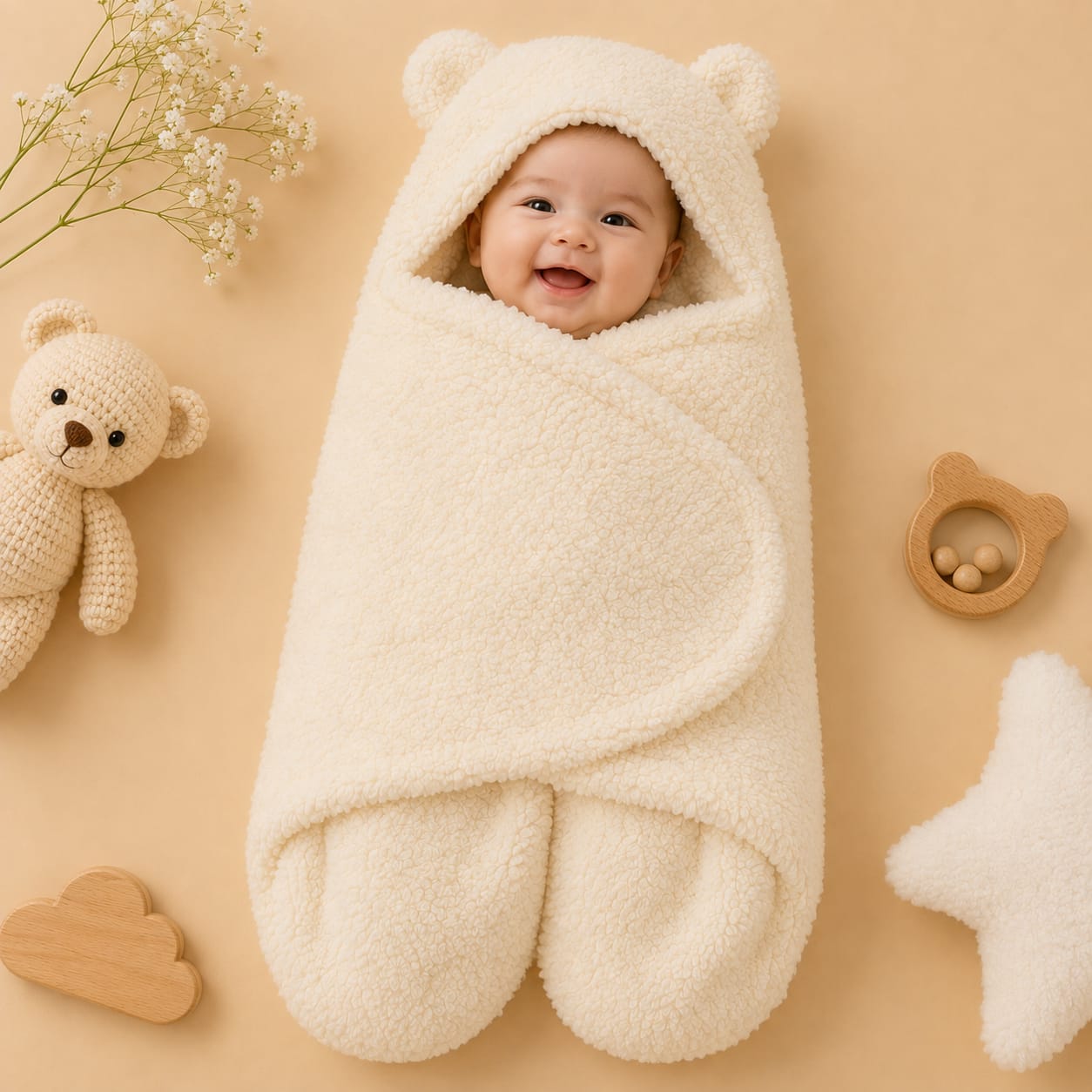 Teddy Bear Swaddle