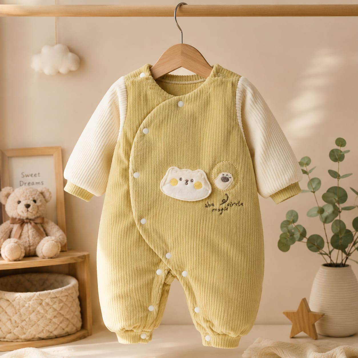 Winter Romper With 3D Character