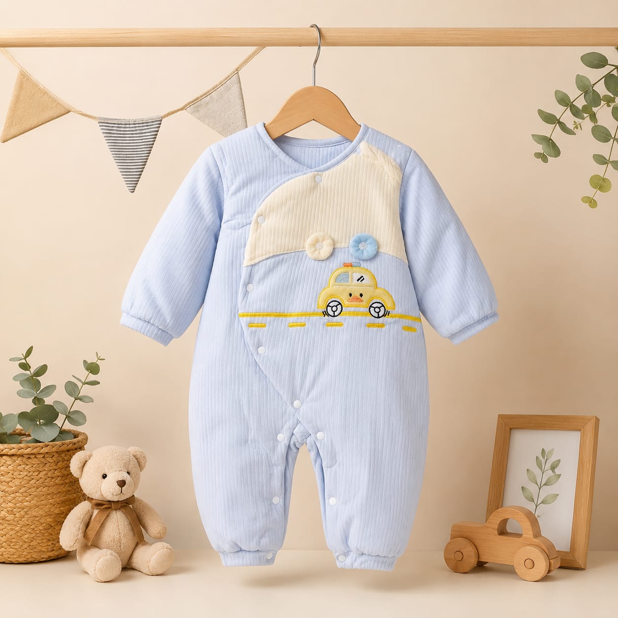 Winter Romper With 3D Character