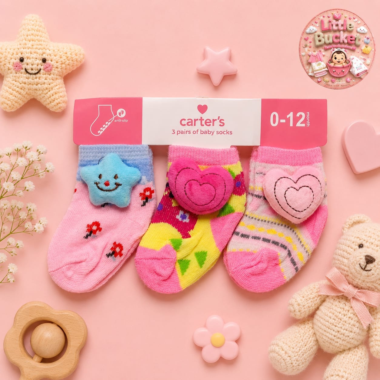 Carters Set Of 3 Socks