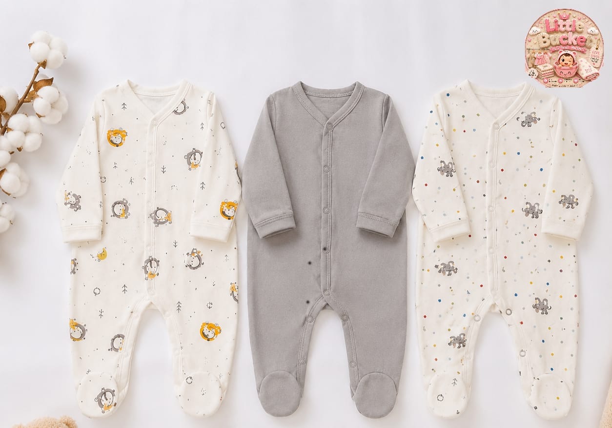 Set Of 3 Rompers