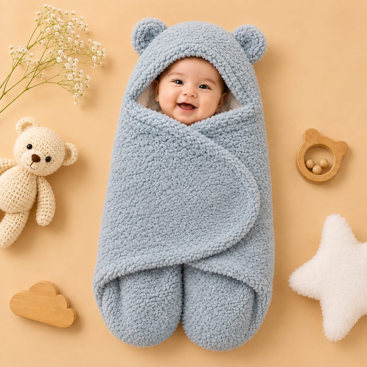 Teddy Bear Swaddle