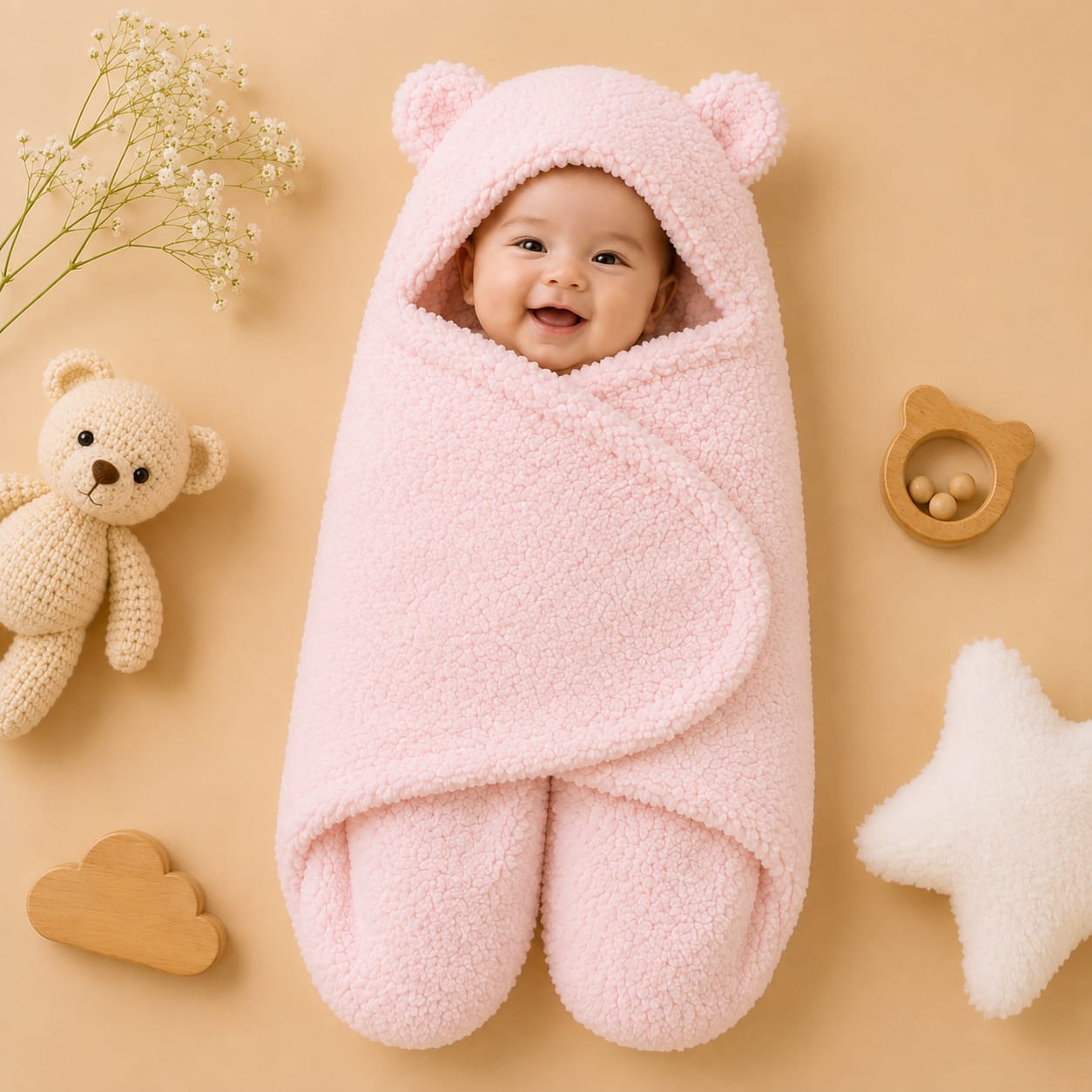 Teddy Bear Swaddle