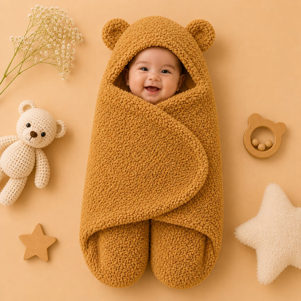 Teddy Bear Swaddle