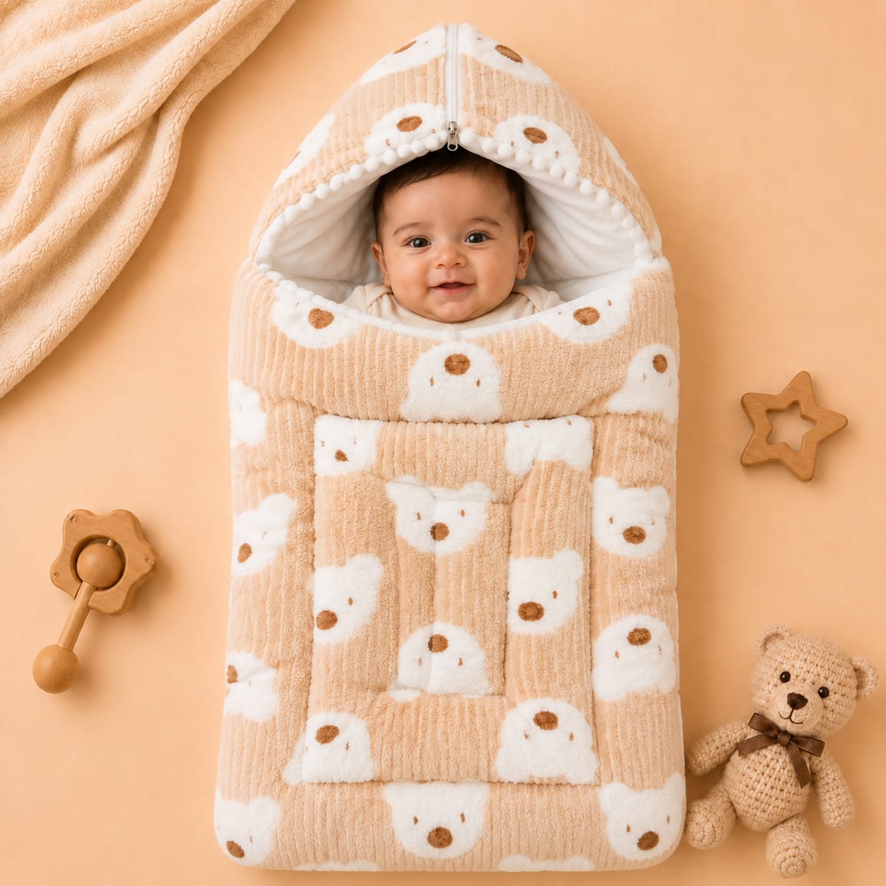 Plush Carry Nest For Newborn