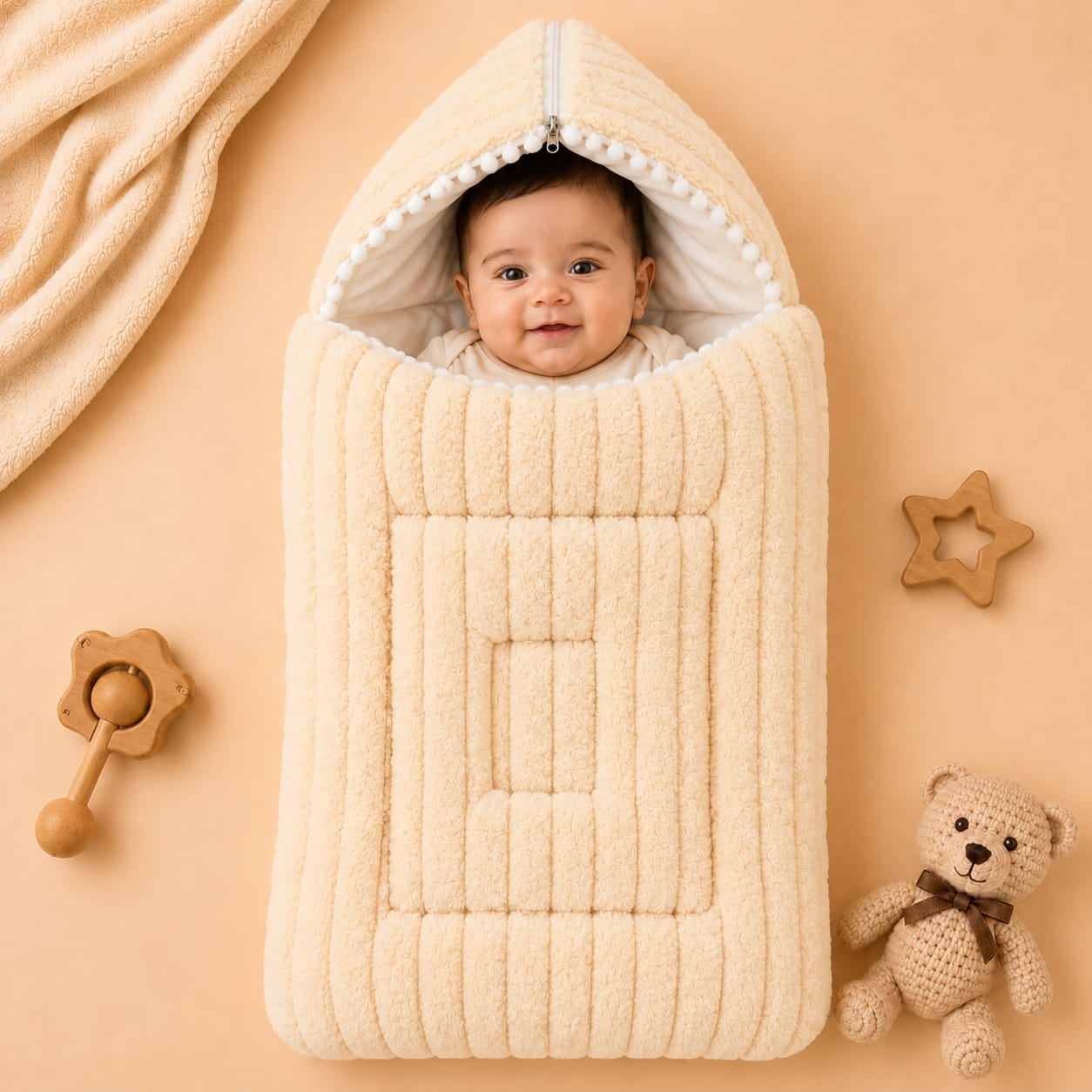 Plush Carry Nest For Newborn