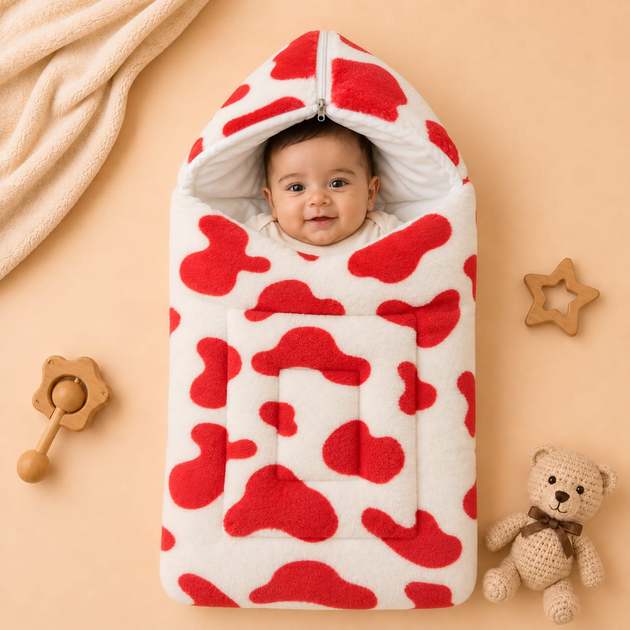 Plush Carry Nest For Newborn