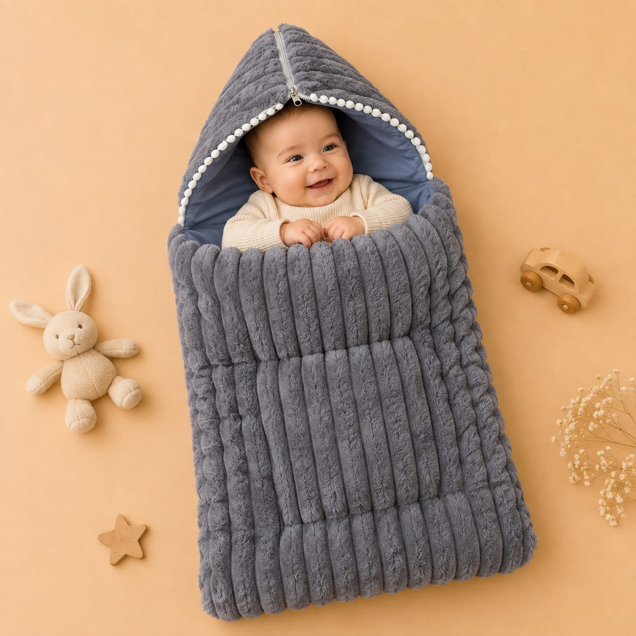 Plush Carry Nest For Newborn