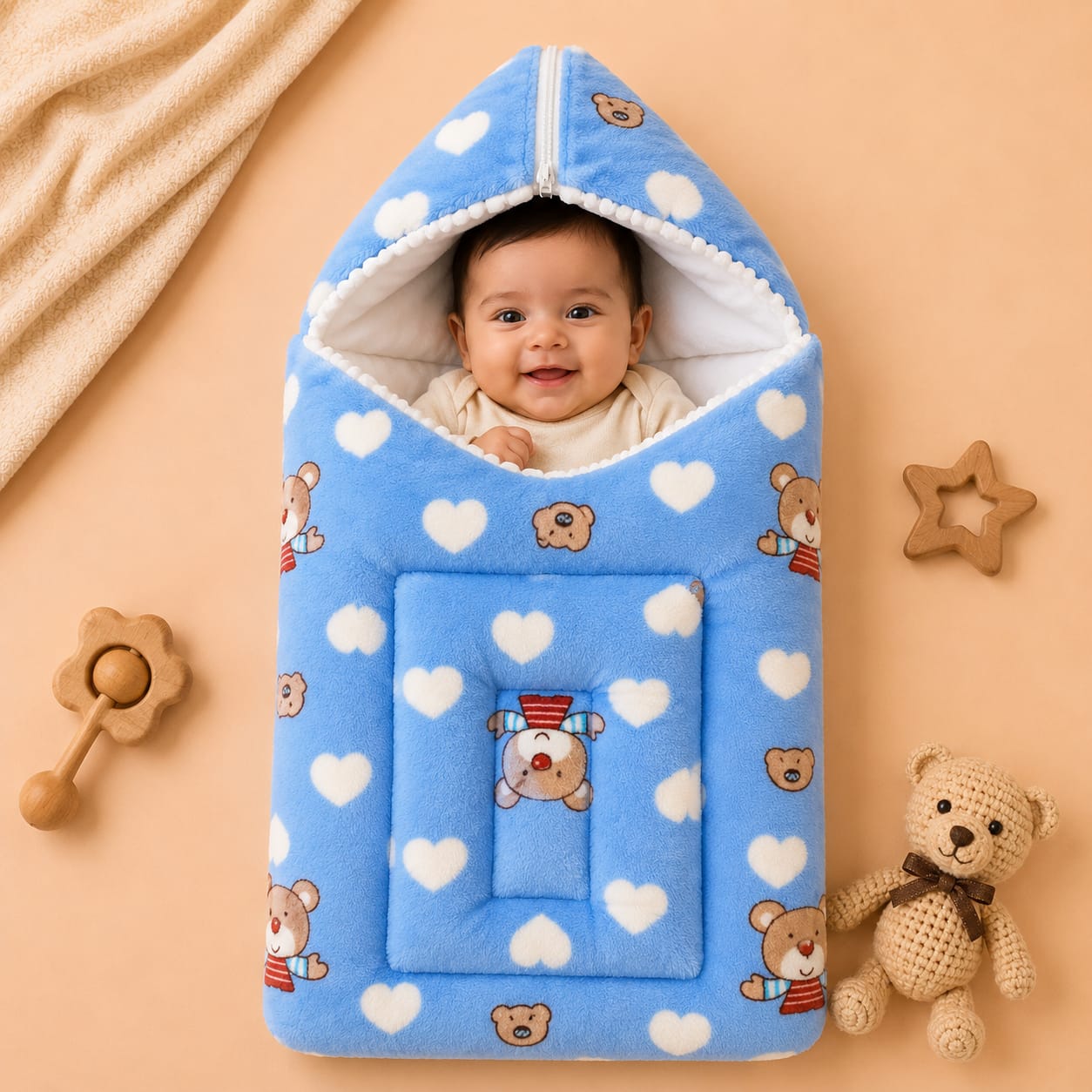 Plush Carry Nest For Newborn