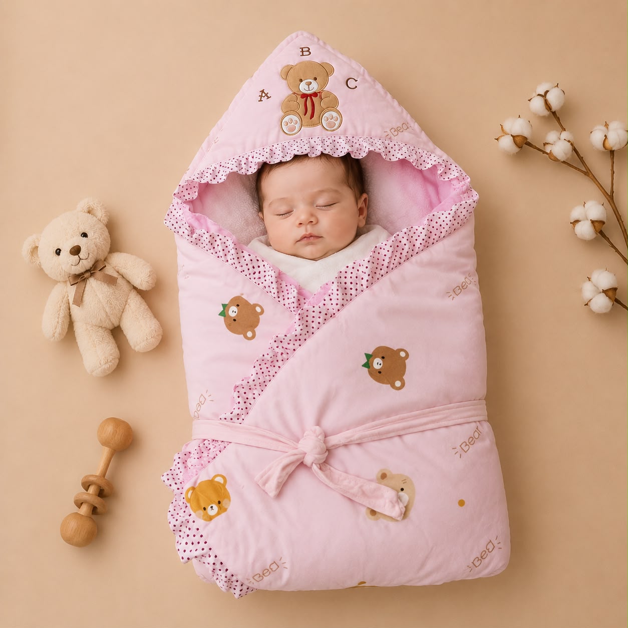 Baby Carry Nest + Blanket + Swaddle