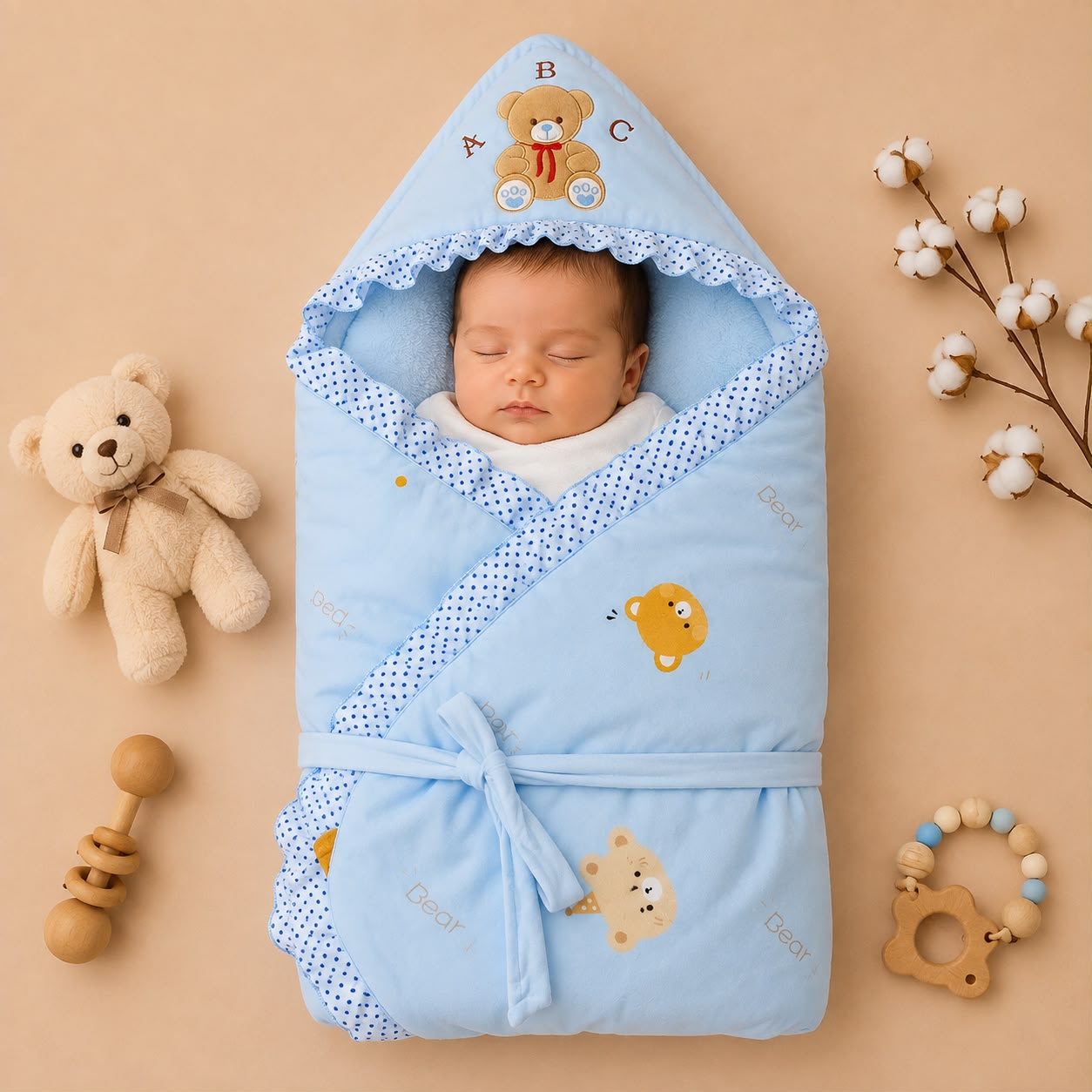 Baby Carry Nest + Blanket + Swaddle